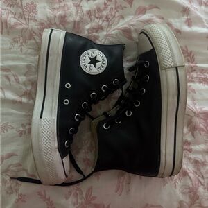 Converse Black and White High-Tops